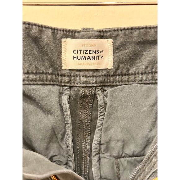 NWT Citizens of Humanity Carter Sateen Utility Ankle Jeans Washedblack Womens 28 - Picture 5 of 7